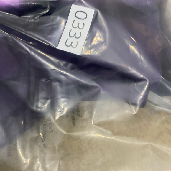 Nike Dri Fit Women’s XS Purple Capri Leggings Zip Pocket Drawstring - Picture 9 of 9